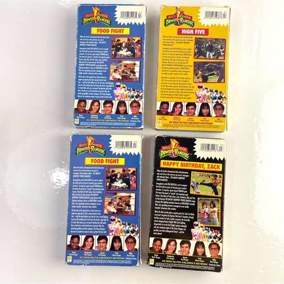 Mighty Morphin Power Rangers VHS Collector's Set 2, 3, 4 – Saban –‎ Rare Vintage - Picture 6 of 10